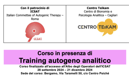 Corso in presenza di  Training autogeno analitico a Bergamo