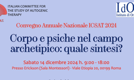 14.12.24, Roma: “Convegno Annuale Nazionale ICSAT 2024  Corpo e psiche nel campo archetipico: quale sintesi?”